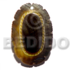 Oval grooved blacklip skin