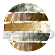 Segmented 3 types of shelll
