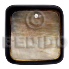 50mm square brownlip laminated in