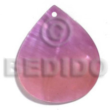 Kabibe rounded teardrop 35mmx30mm-two tone