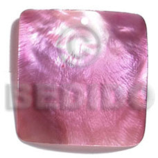 35mm square hammershell pendant
