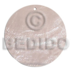 40mm round natural white capiz 40mm round natural white capiz