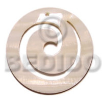 Swirling kabibe shell 50mm