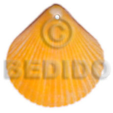 Piktin clam dyed in golden