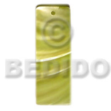 40mmx15mm yellow hammershell resin