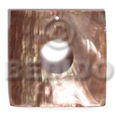 40mm square brownlip 15mm