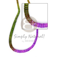 7-8mm graduated tie dye olive 7-8mm graduated tie dye olive