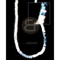 4-5 white clam heishe