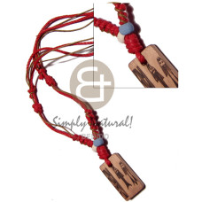 4 layers wax cord in