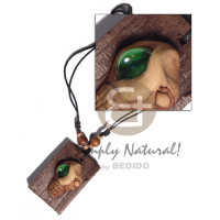 Clay skull on 60mmx40mm