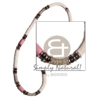 White clam heishe green shell