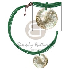 6 layer green wax cord