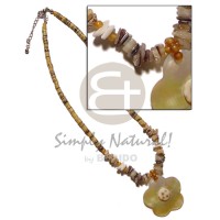 Yellow hammershell heishe buri