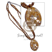 3 layers glass beads