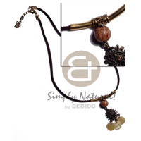 Dangling 12mm mop in leather