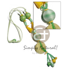 Tassled 2 layers satin cord