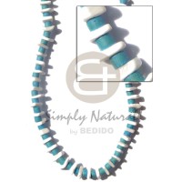 4-5 mm coco heishe aqua