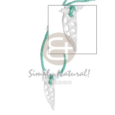 Pastel green 2-3 coco heishe Pastel green 2-3 coco heishe