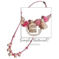 Luhuanus fetish in pink glass