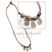 3 pc. teardrop 18mmx10mm hammershell