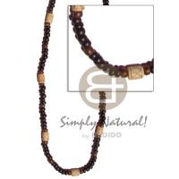 4-5mm coco pokalet black brown
