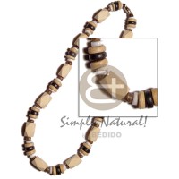 Diamond cube wood beads