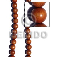 Bayong round wood beads 15mm