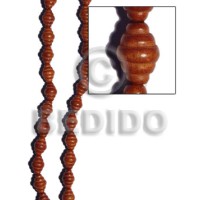 Bayong beehouse wood beads 12mmx18mm