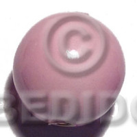25mm natural wood beads