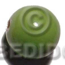25mm natural wood beads