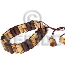 Bamboonatural brown weave burning