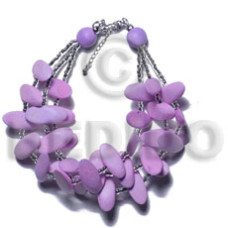 3 rows lavender slidecut wood