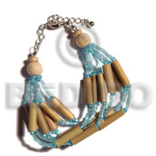 6 rows bamboo aqua