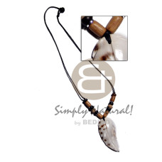 50mmx20mm leaf cowrie tiger shell