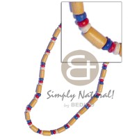 Yellow wood tube 4-5