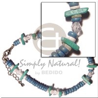 Blue 4-5mm coco pokalet