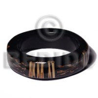 Wood bangle laminated