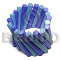 Elastic 2 color combination blue tones