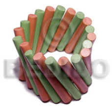 Elastic 2 color combination tan