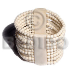 Elastic 10 rows bleach 6mm