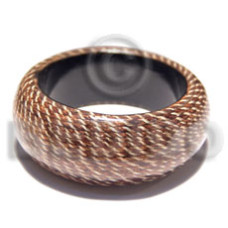 Chunky wooden bangle laminated