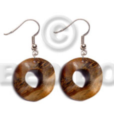 Dangling 35mm robles wood ring