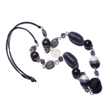 2 layers knotted wax cord