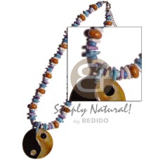 White rose wood beads 4-5mm coco pokalet